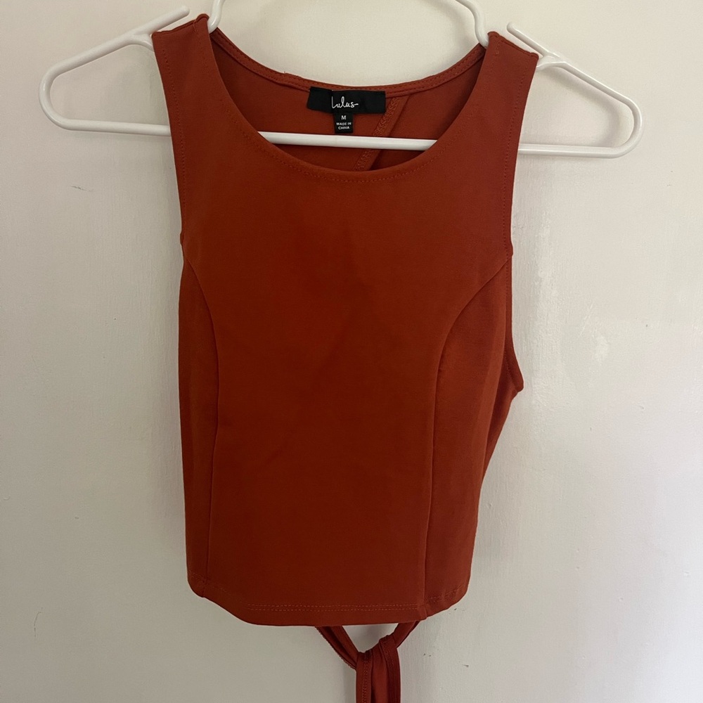 Lulu’s Fitted Tie Back Tank